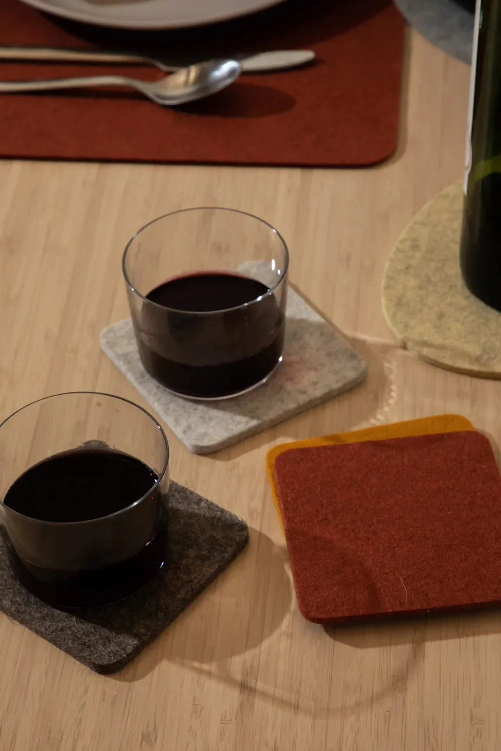 Graf Lantz Bierfilzl Square Felt Coaster – Sonora – 4pk