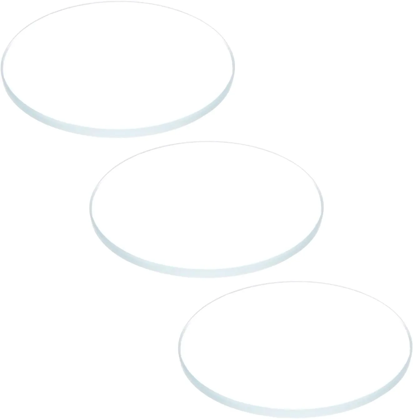 HARFINGTON Watch Glass Crystal Lens Double Dome Round Clear Watch Glass Replacement Parts for Watchmaker Watch Glass Lens Replace