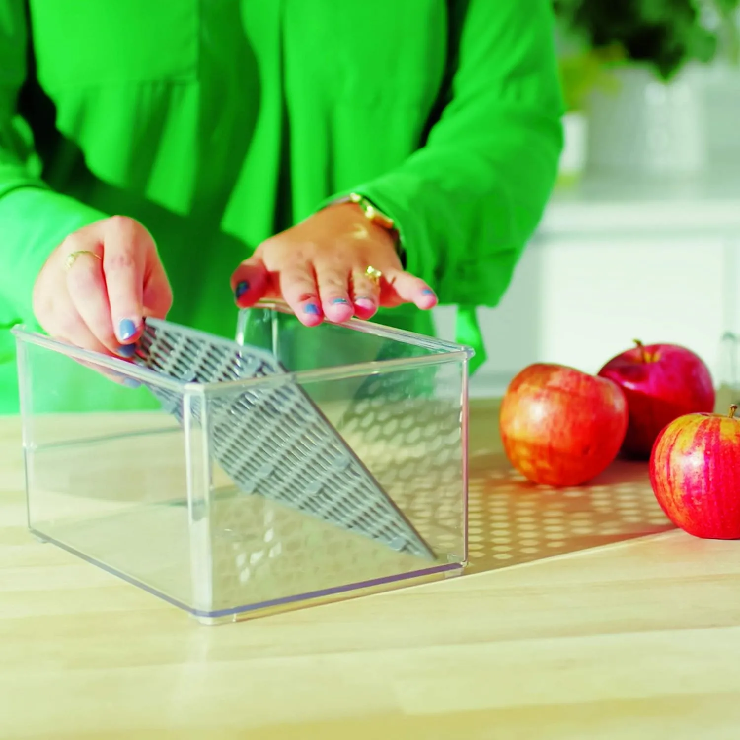 Hexa in-Fridge Large Refrigerator Bin – 7.5" x 4" x 3.5"