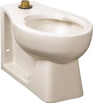 Huron Everclean Universal Flushometer Toilet Bowl 1.28 To 1.6 Gpf White