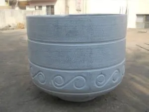 Hydrangea Round Fiber Planter