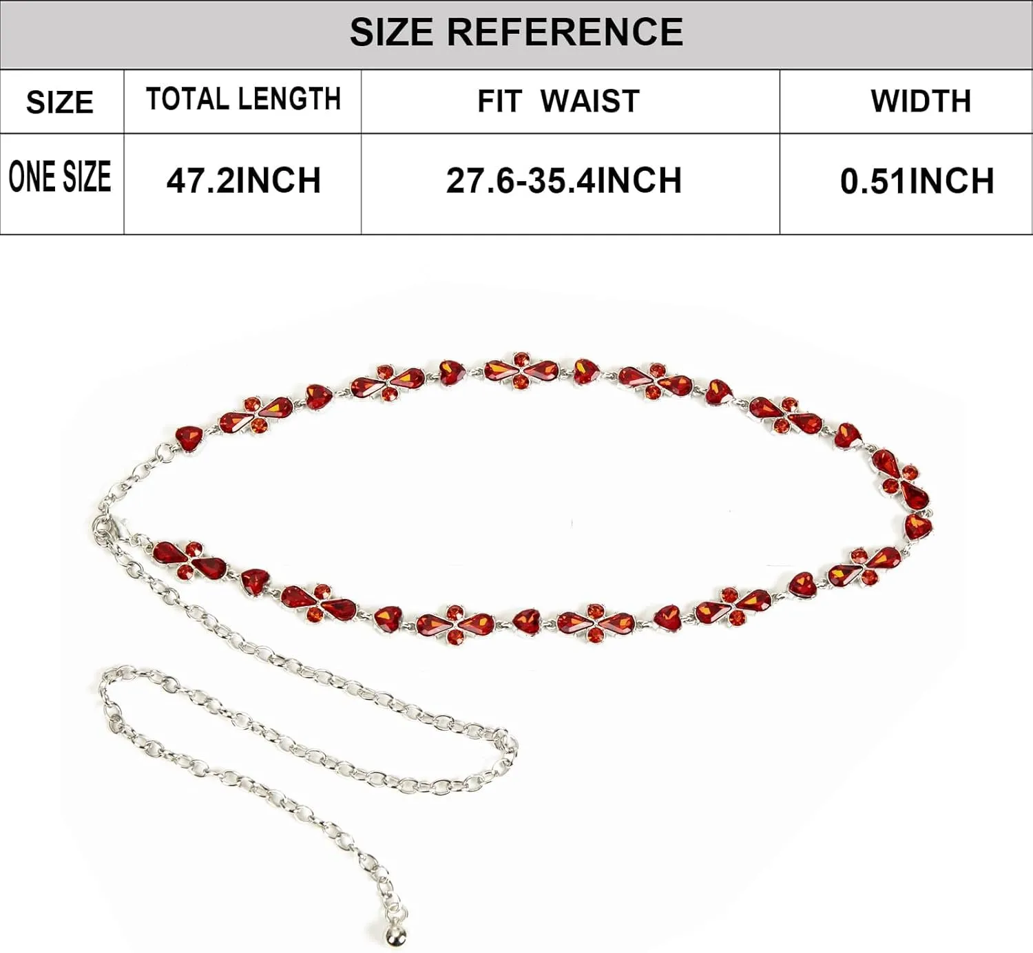 ILuvatar glass diamond chain belt metal metal belt women's western style belt women's belt bling bling F009