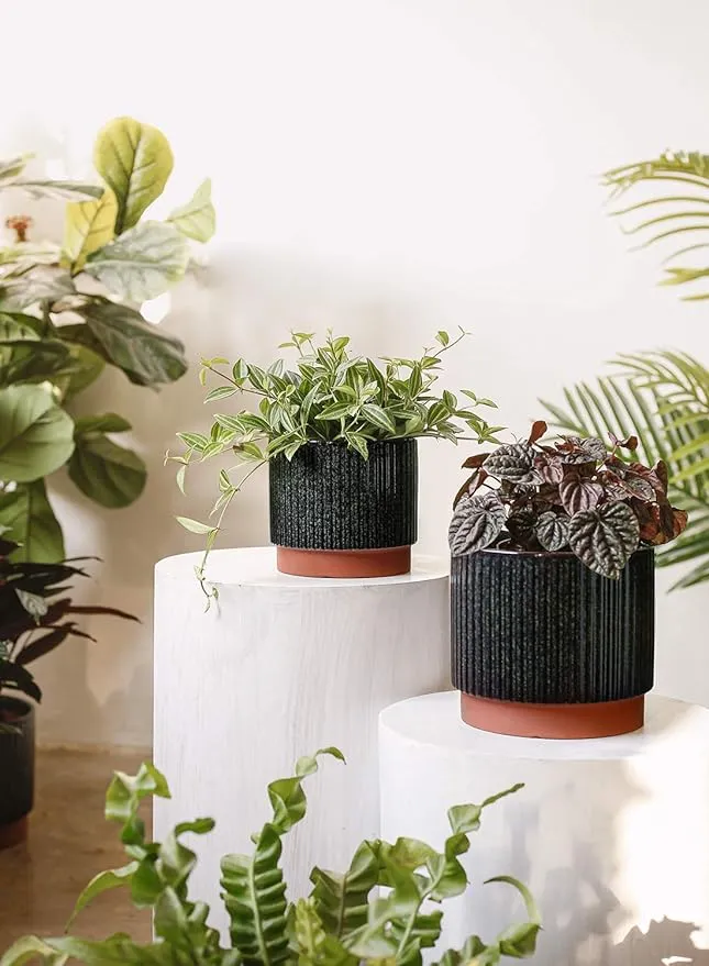 Industrial Stripes Planter