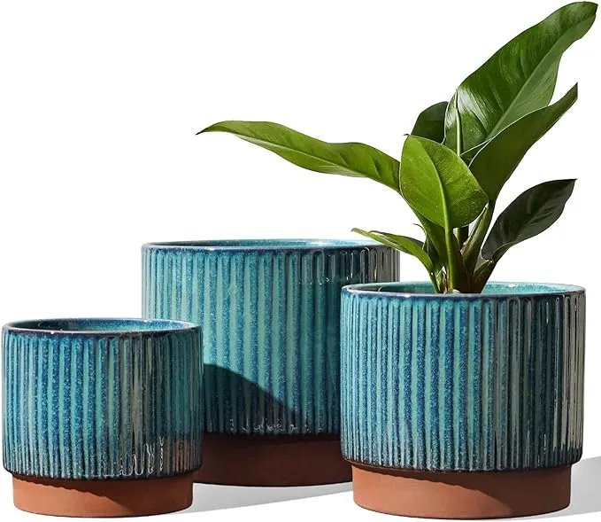 Industrial Stripes Planter