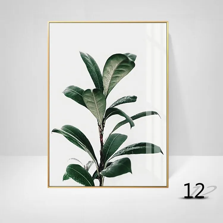 Inspirational Quotes Posters Golden Pineapple Green Leaf Monstera Wall Art Fine Art Canvas Prints For Living Room Home Office Decor