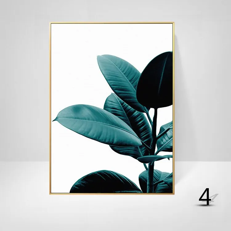 Inspirational Quotes Posters Golden Pineapple Green Leaf Monstera Wall Art Fine Art Canvas Prints For Living Room Home Office Decor