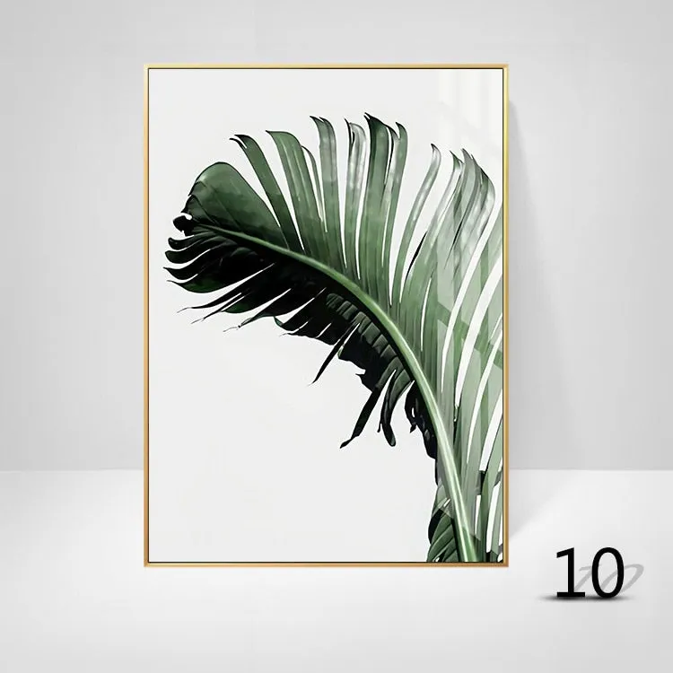 Inspirational Quotes Posters Golden Pineapple Green Leaf Monstera Wall Art Fine Art Canvas Prints For Living Room Home Office Decor