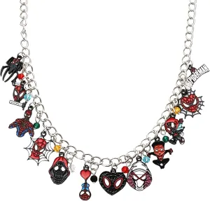 JDHFJFH Necklace Metal Anime Superhero Charm Necklace