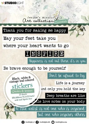 JMA Sticker Pad Quotes/Letters Essentials 105x148x4mm 21 SH nr.07