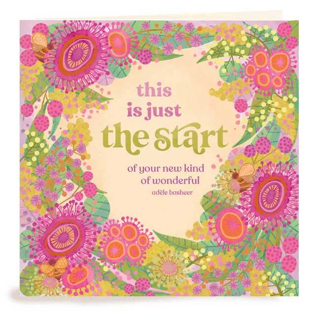 Just The Start Greeting Card