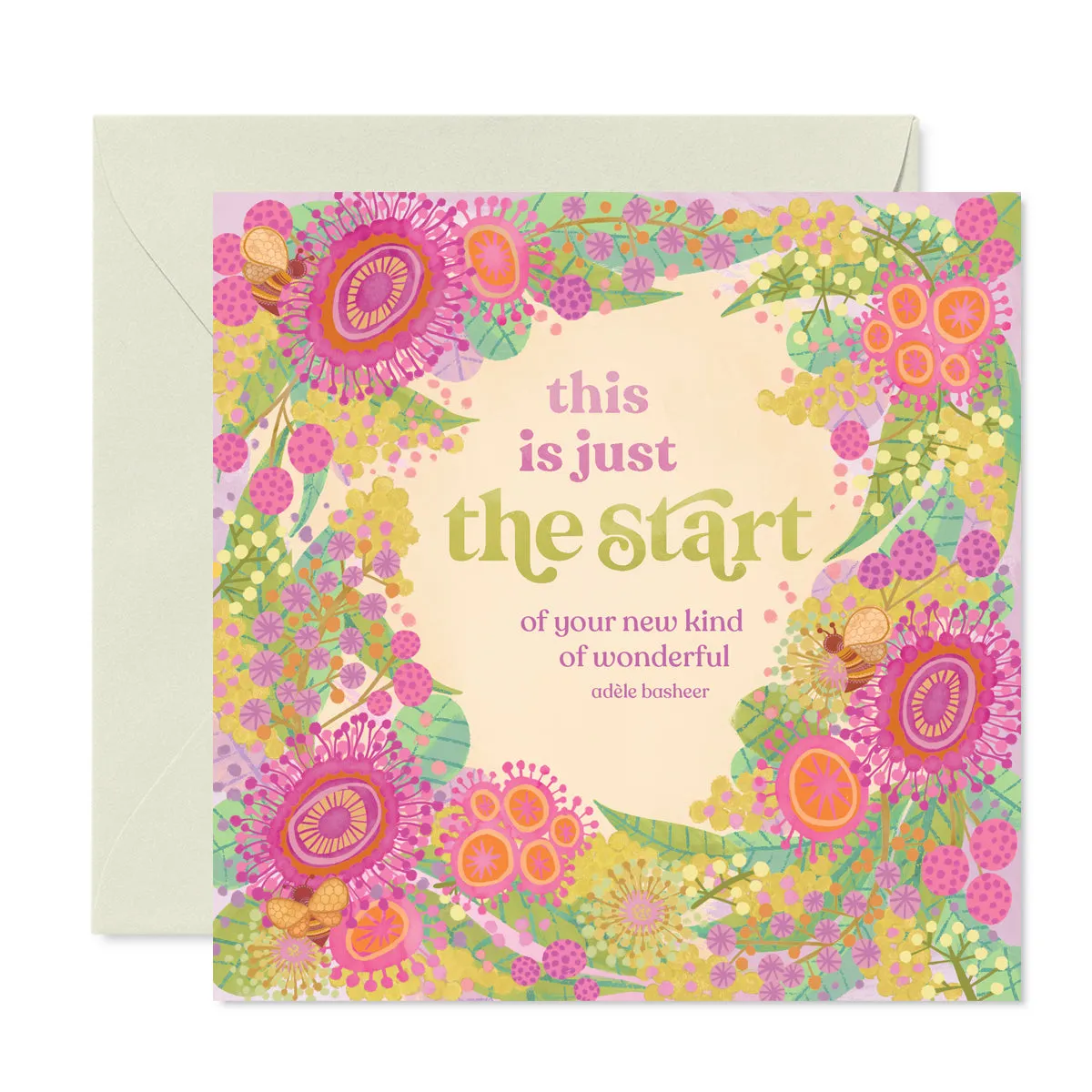 Just The Start Greeting Card