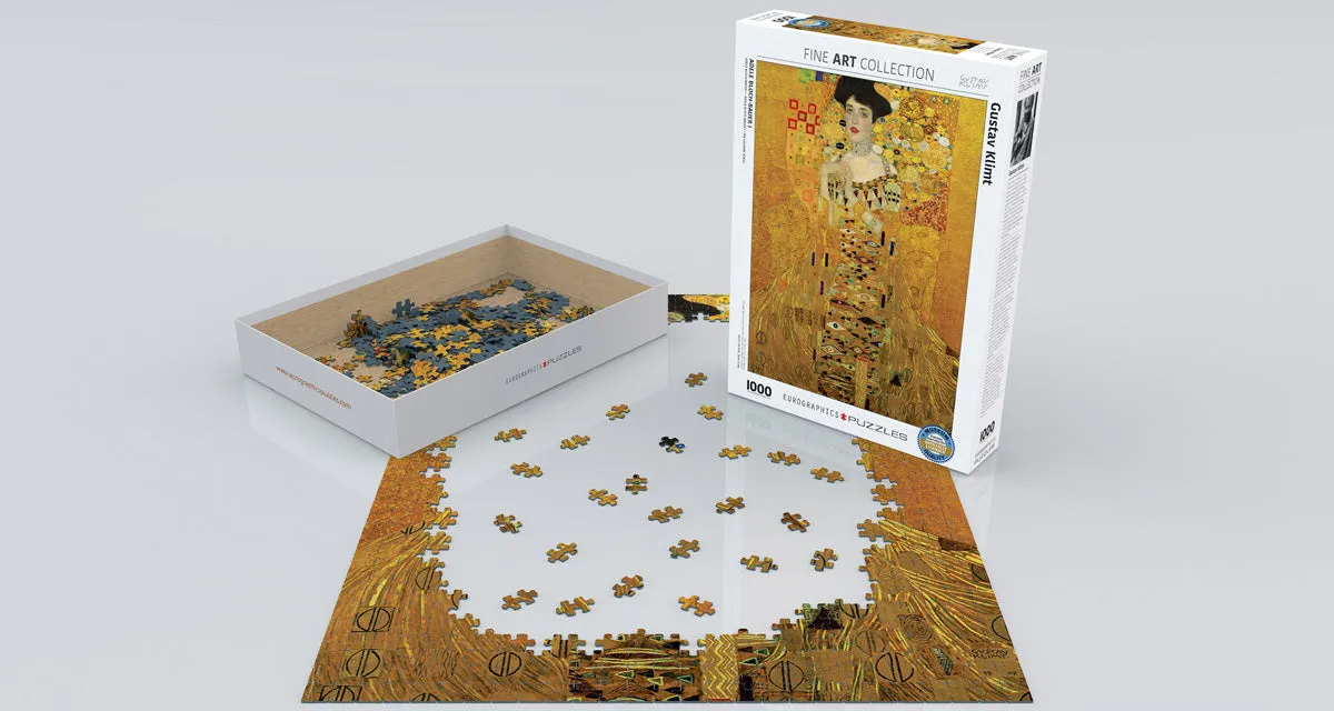 Klimt's Adele Block-Bauer I 1000 Piece Puzzle - Quick Ship
