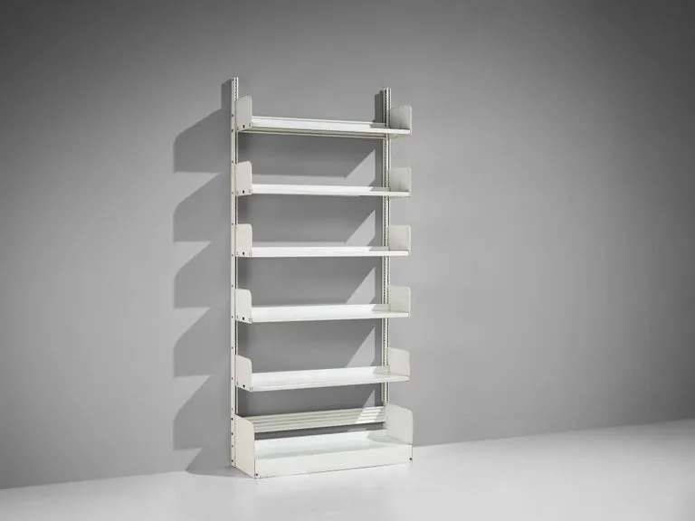 Lips Vago 'Congresso' Bookcase in White Steel