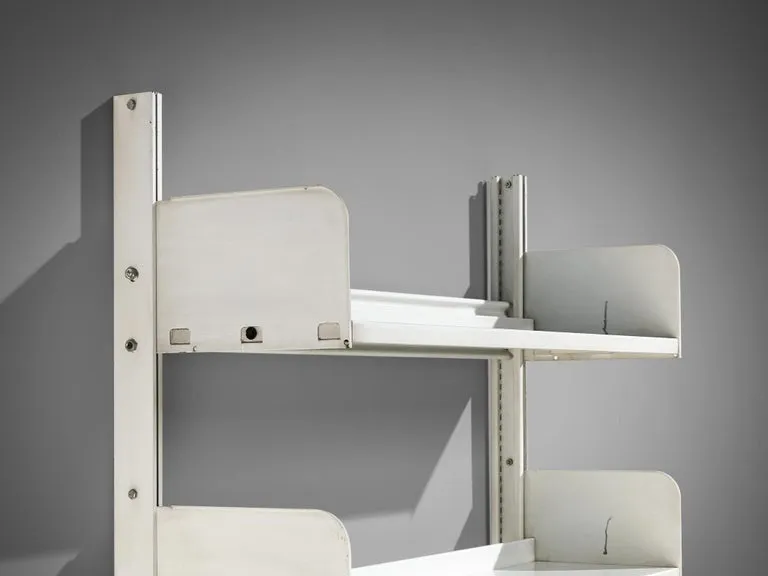 Lips Vago 'Congresso' Bookcase in White Steel