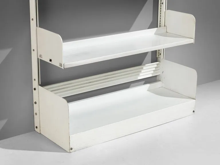 Lips Vago 'Congresso' Bookcase in White Steel