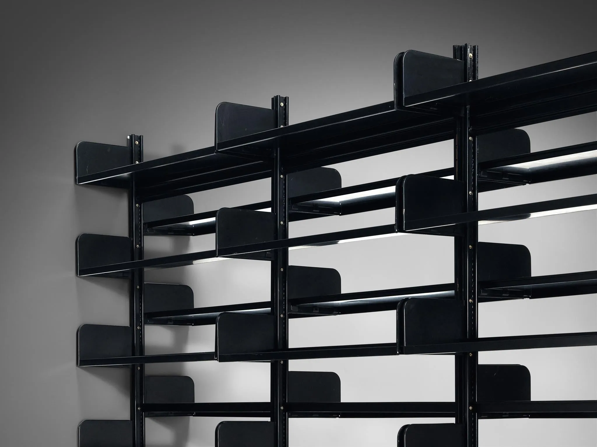 Lips Vago Library Wall of Ten 'Congresso' Bookcases