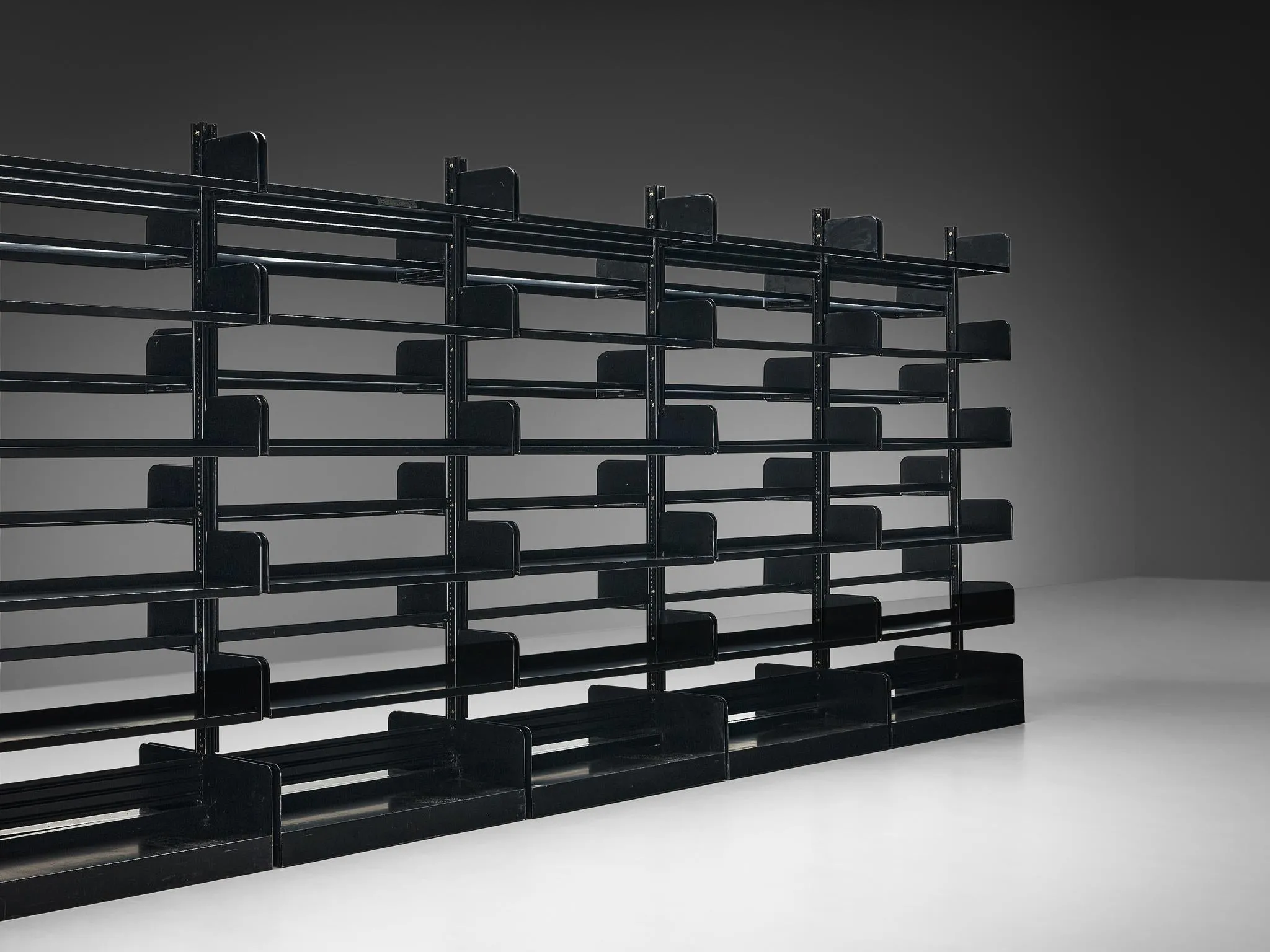 Lips Vago Library Wall of Ten 'Congresso' Bookcases