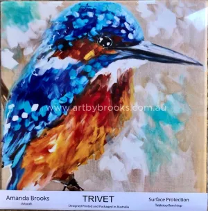 Little kingfisher - trivet