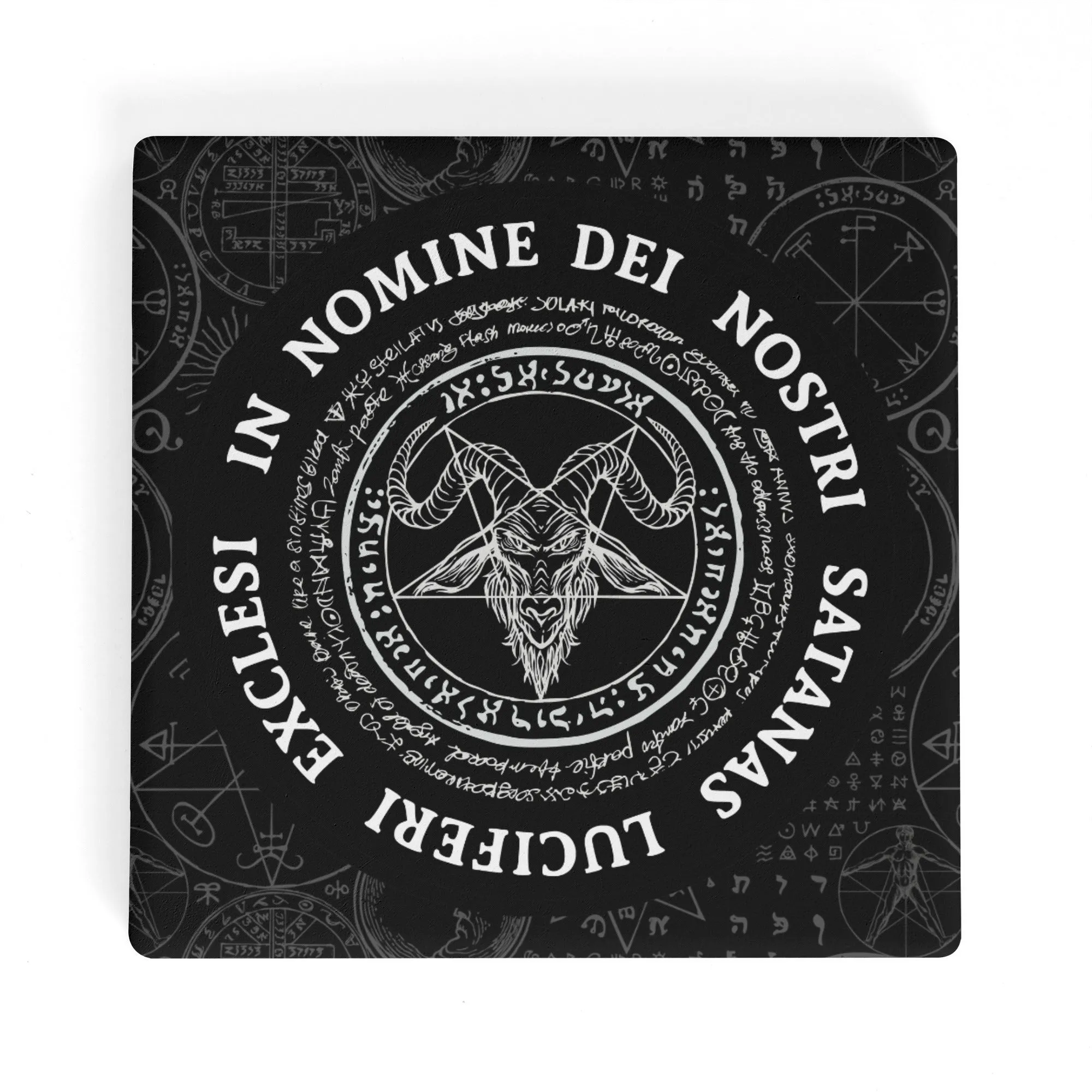 Luciferian Ceramic Coasters Set