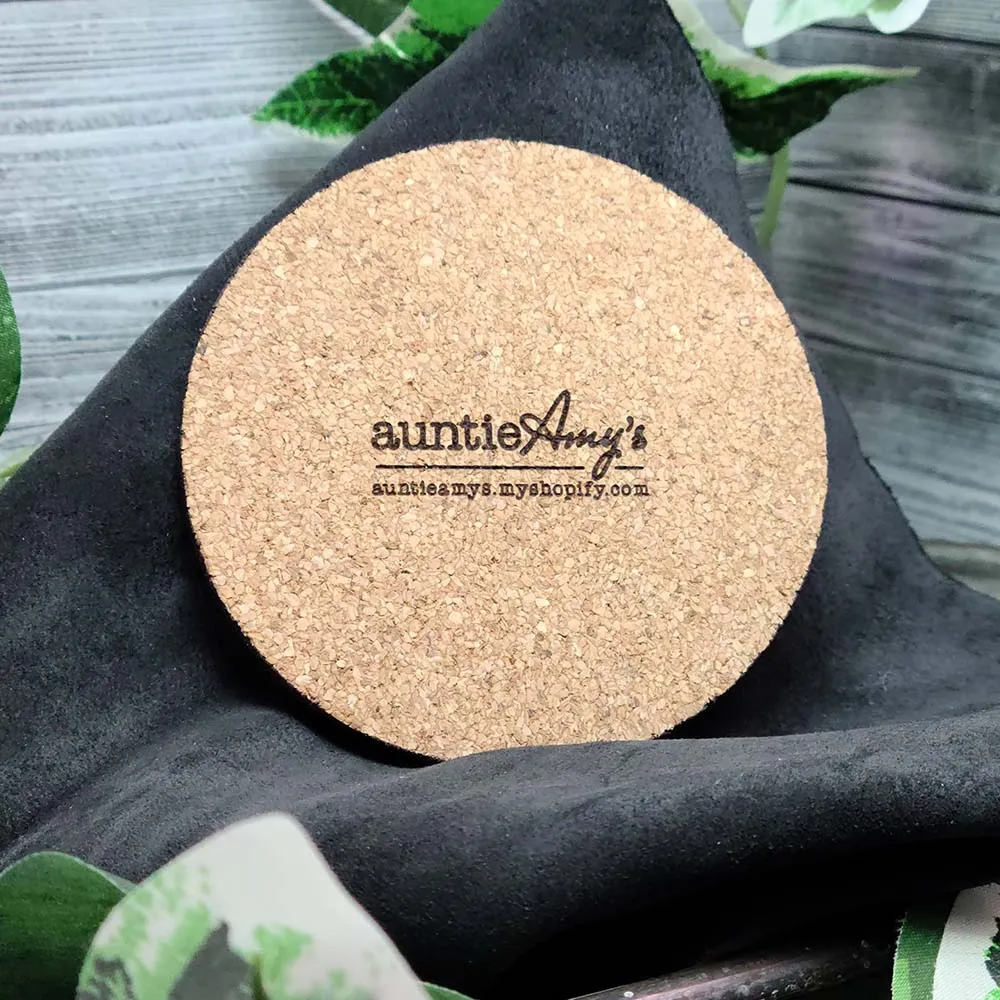 Mama Bear - Leather Coaster