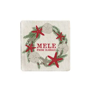 Mele Wreath Starfish Fabric Coaster