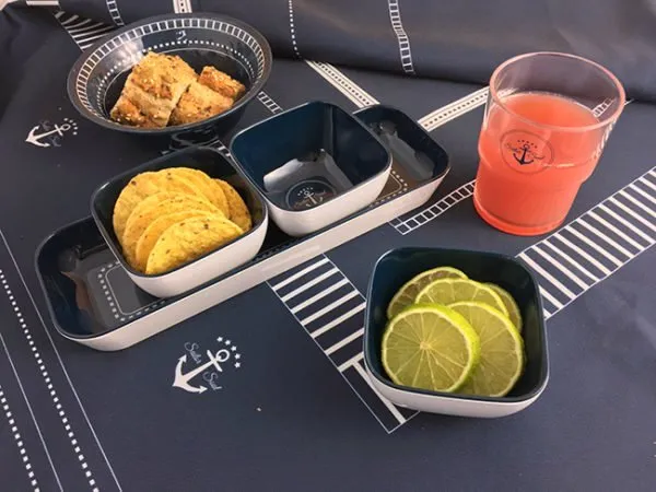 Nautical 4-Pc. Snack Bowl/Tray Sets