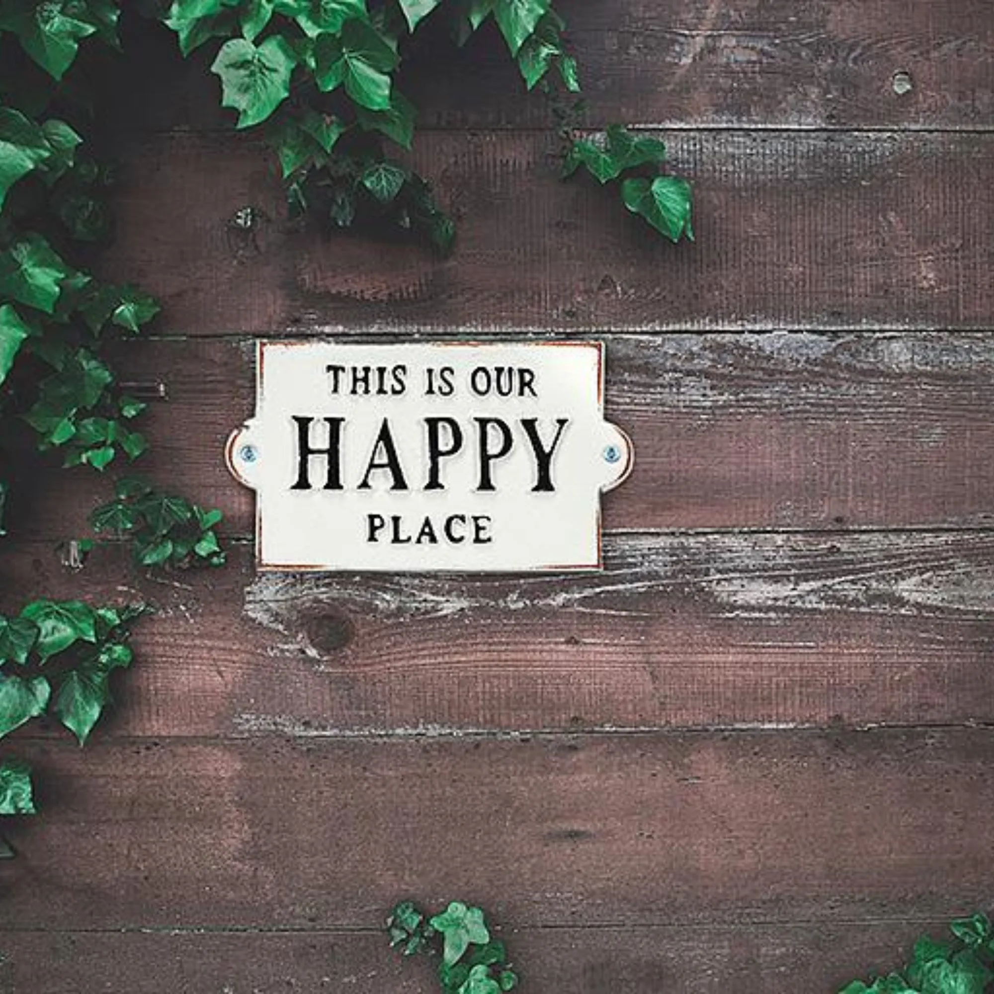 Our Happy Place Sign