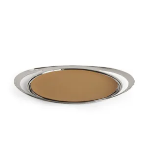 Oval Leather Tray