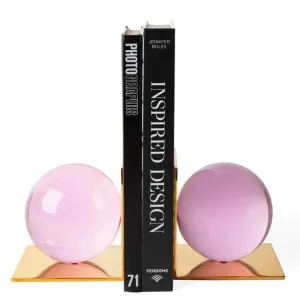 Pink Globo Bookends by Jonathan Adler