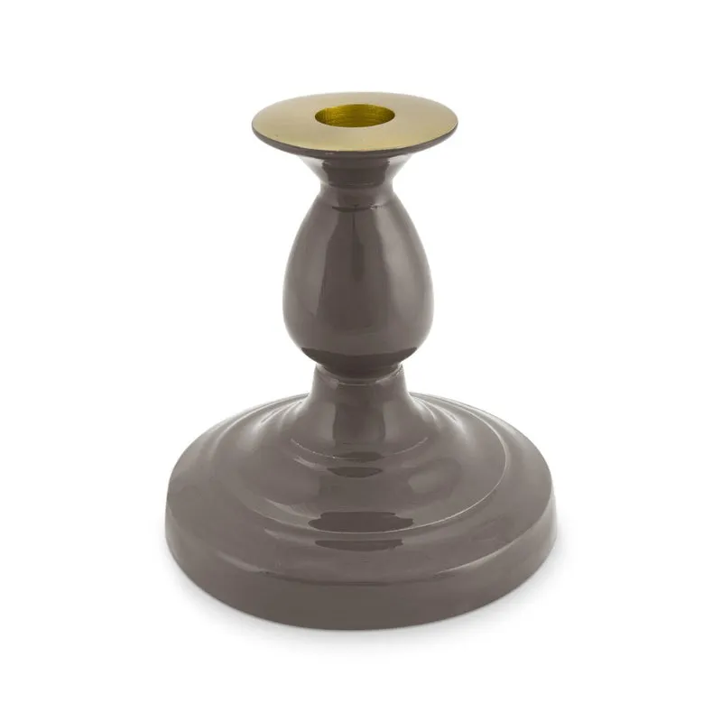 PIP Studio Metal Khaki 14cm Candle Holder