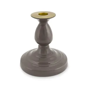 PIP Studio Metal Khaki 14cm Candle Holder