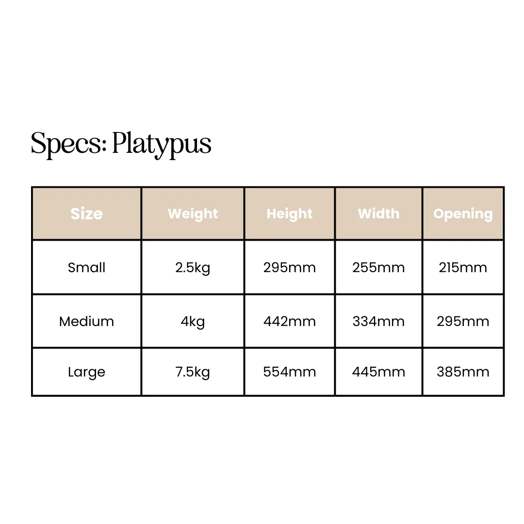 Platypus Triple - 3 x Plant Pot Bundle – White