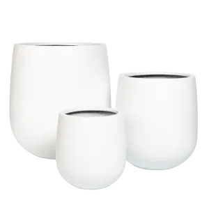 Platypus Triple - 3 x Plant Pot Bundle – White
