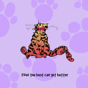 "Even the best can get better" WHIMSHOTS CANVAS