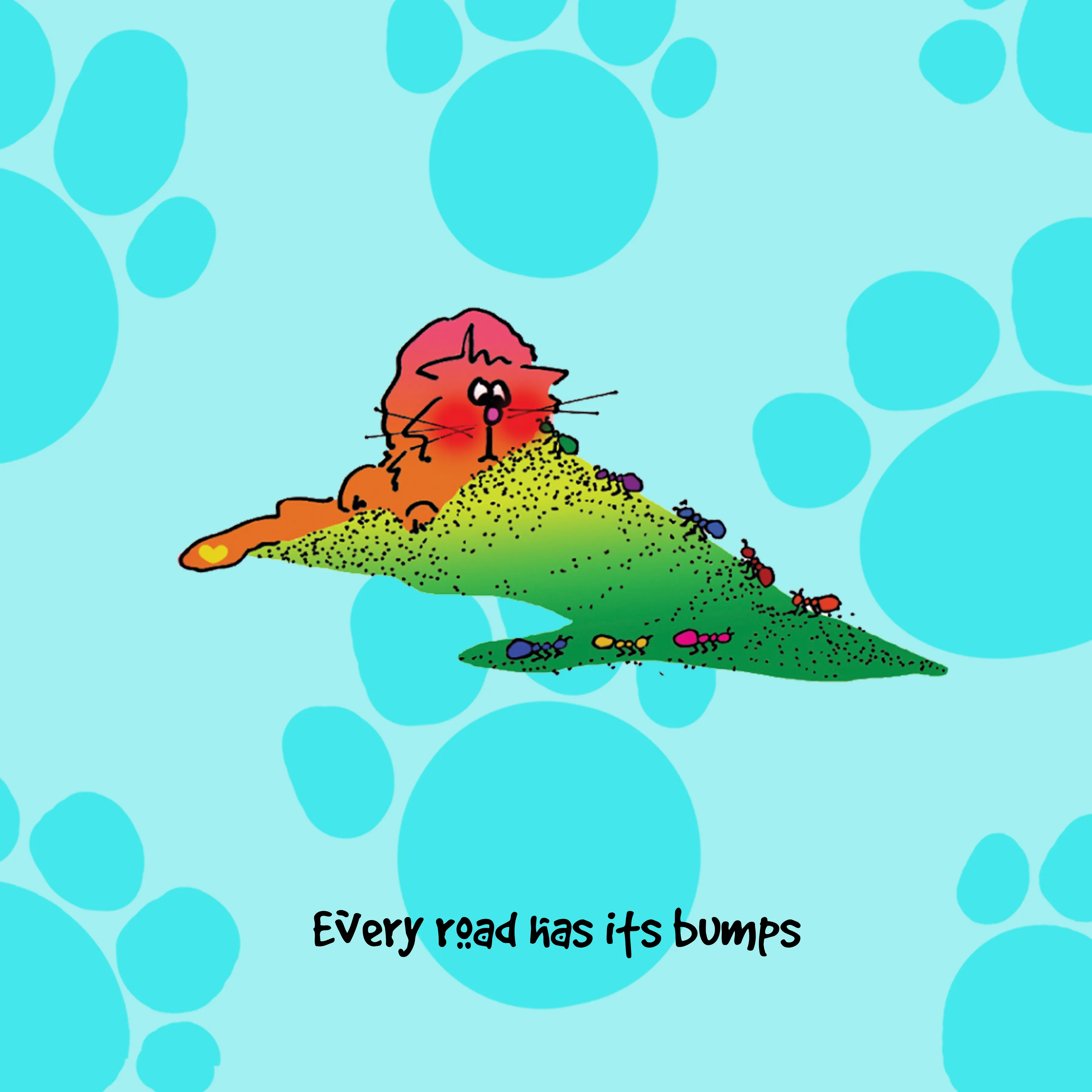 "Every road has its bumps" WHIMSHOTS CANVAS