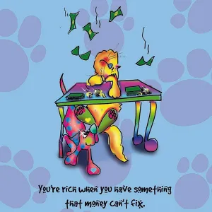 "You're rich when you have something that money can't fix" WHIMSHOTS CANVAS