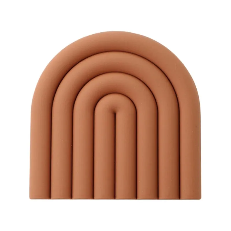 Rainbow Silicone Mat Coasters