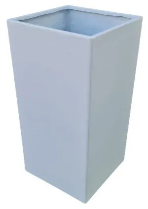 Republic White Fiber Planter
