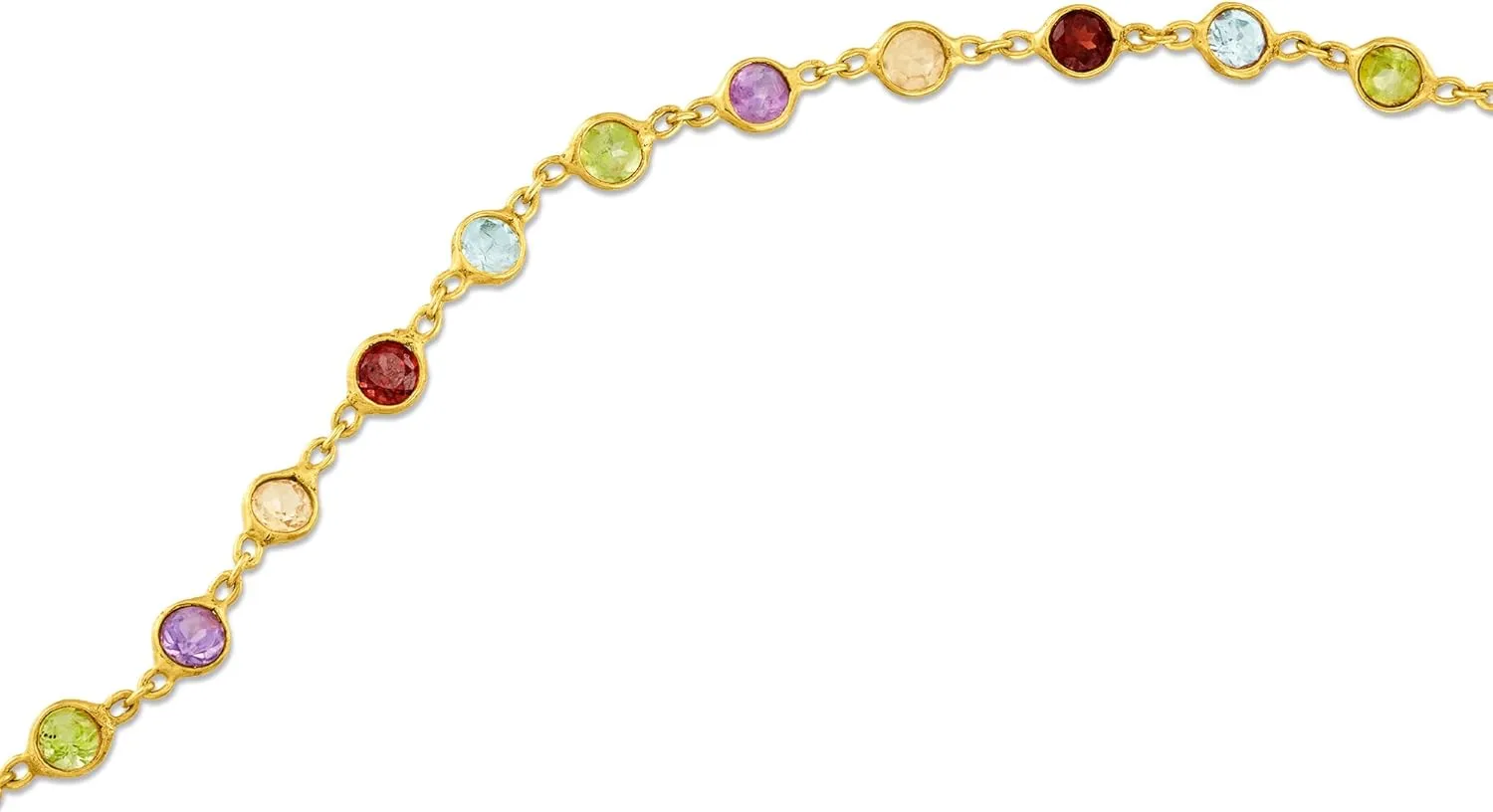 Ross-Simons 5.70 ct. t.w. Multi-Gemstone Anklet