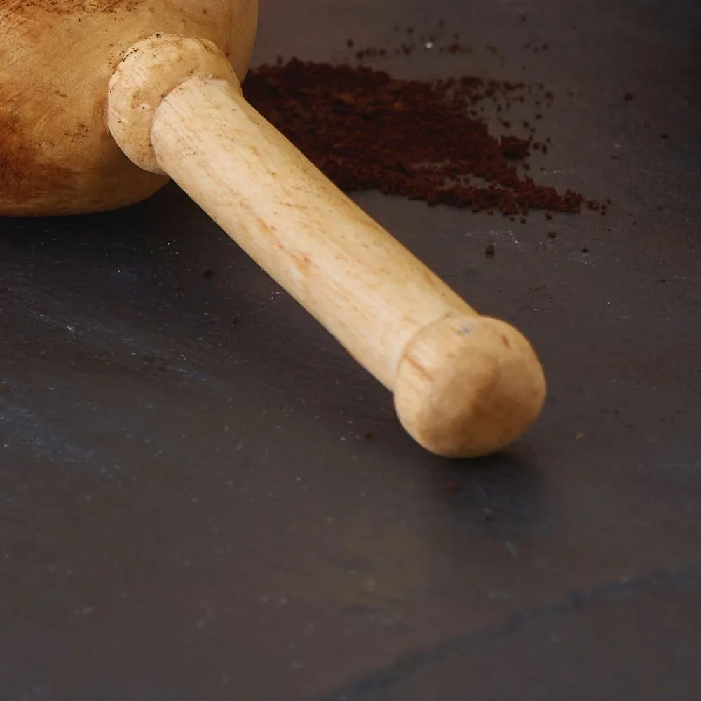 Rwanda Hand Carved Natural Beige Musave Wood Coffee Scoop