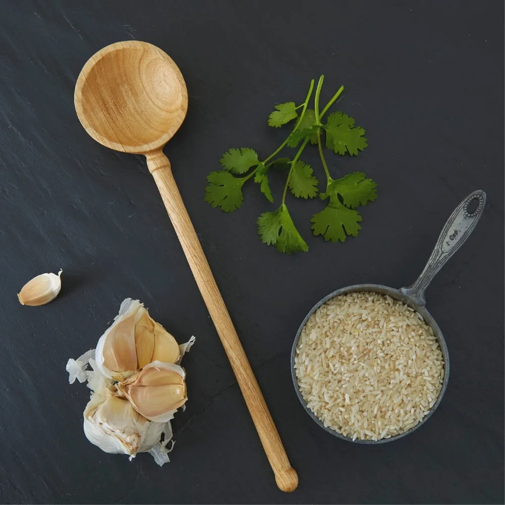 Rwanda Hand Carved Natural Beige Musave Wood Cooking Set