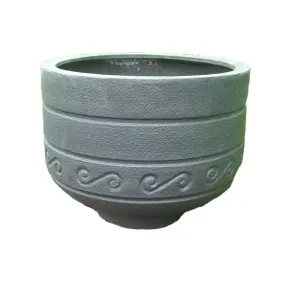 Sea Breeze Round Fiber Planter