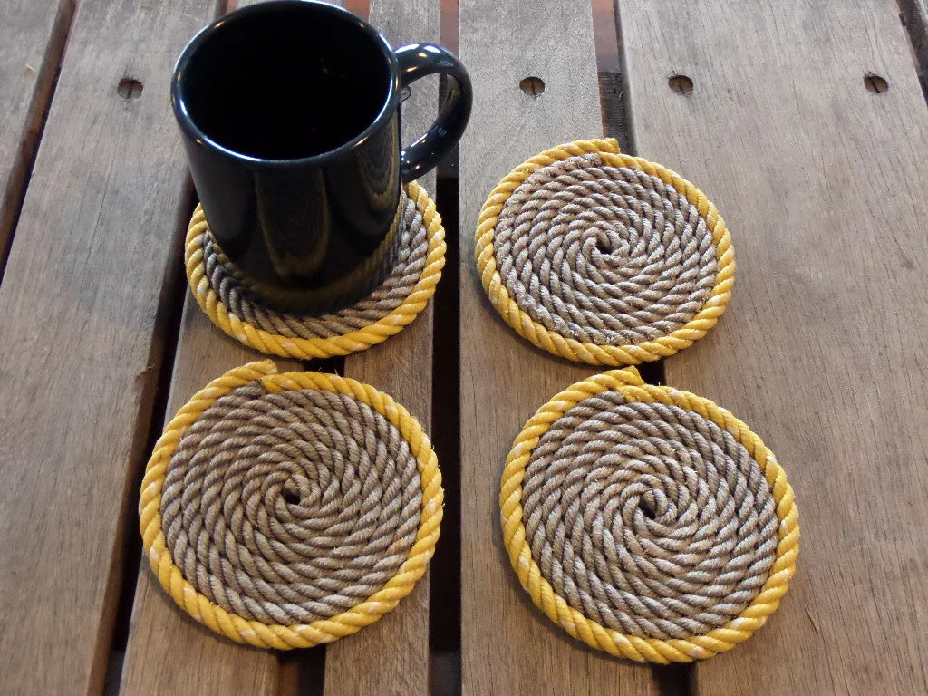 Set of 8 Coasters / Two Colors
