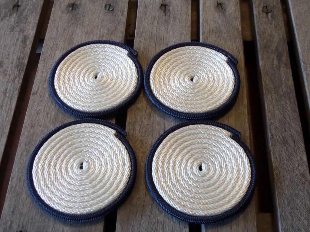 Set of 8 Coasters / Two Colors