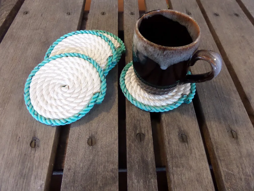 Set of 8 Coasters / Two Colors