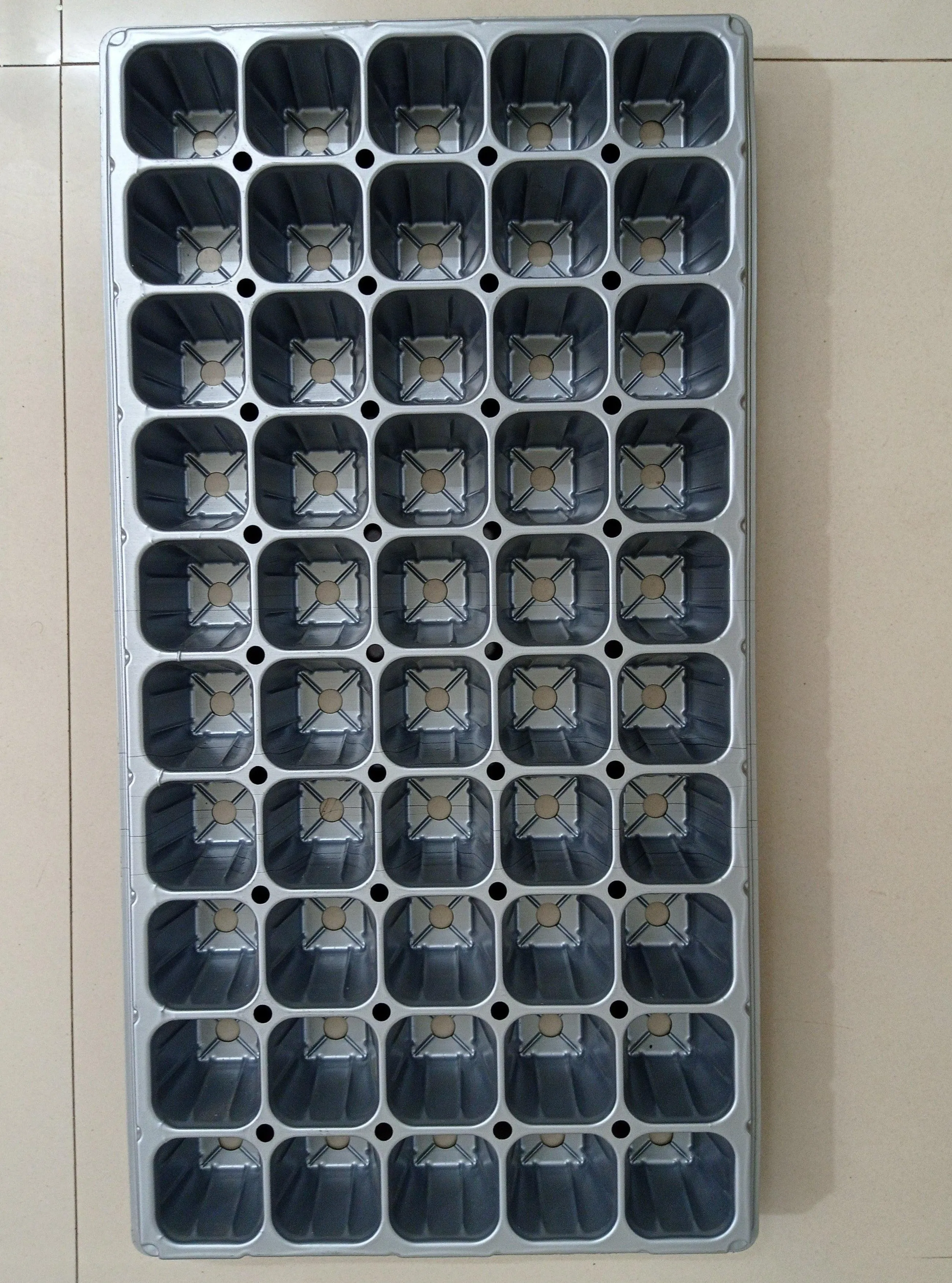 Silver Square 50 Cavity Seedling Tray