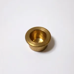 Single brass candleholder