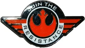 Star Wars Join The Resistance Rebel Logo Metal Enamel Costume Pin