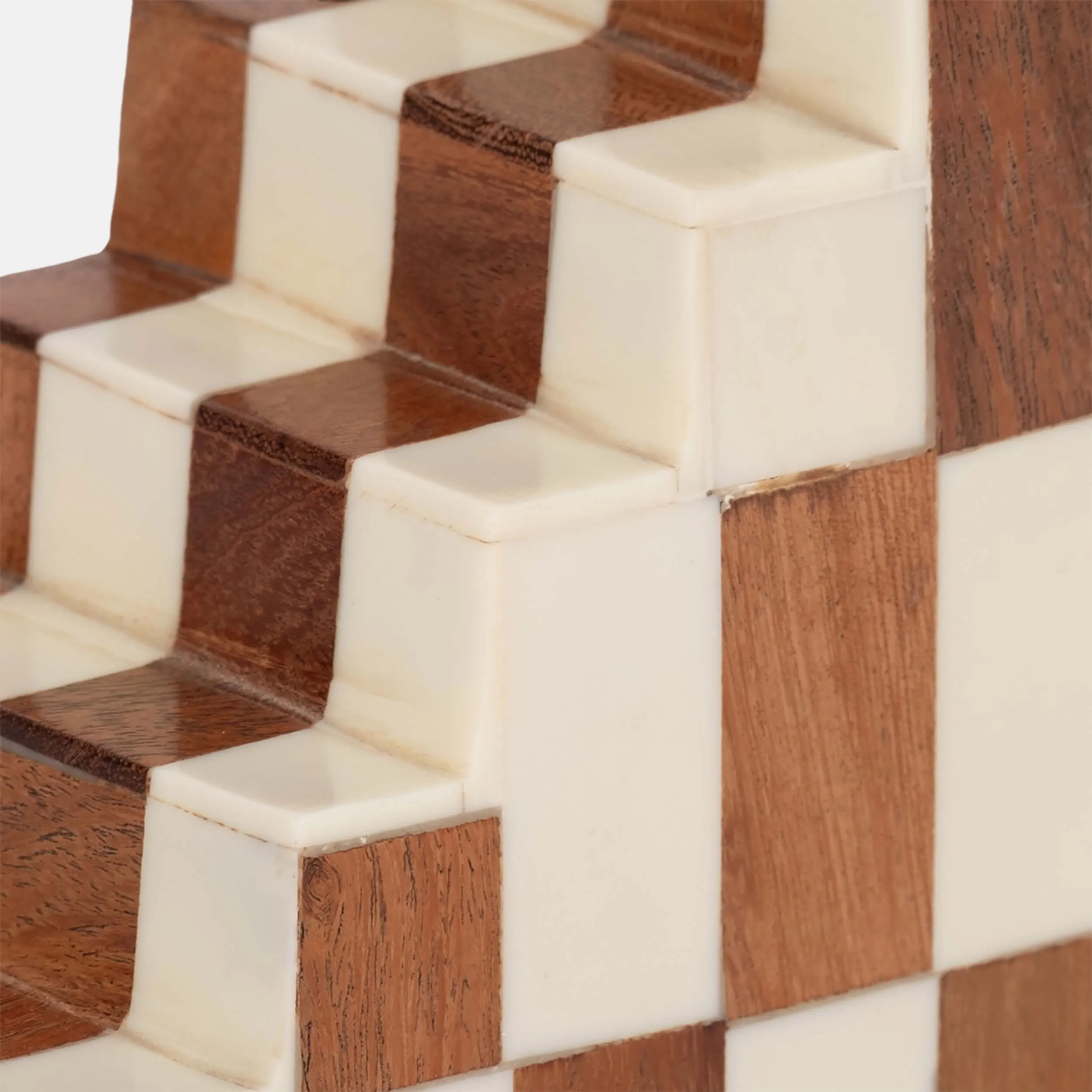 Steps Bookends, Ivory/Natural