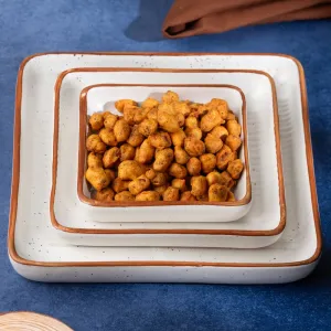 The Better Home Divine Dining (3Pcs) Ceramic Serving Tray | Tray Set for Serving | Dry Fruits Serving Tray | Snacks Serving Tray Set | Ceramic Dinner Plates for Serving Appetizers, Salads, Desserts